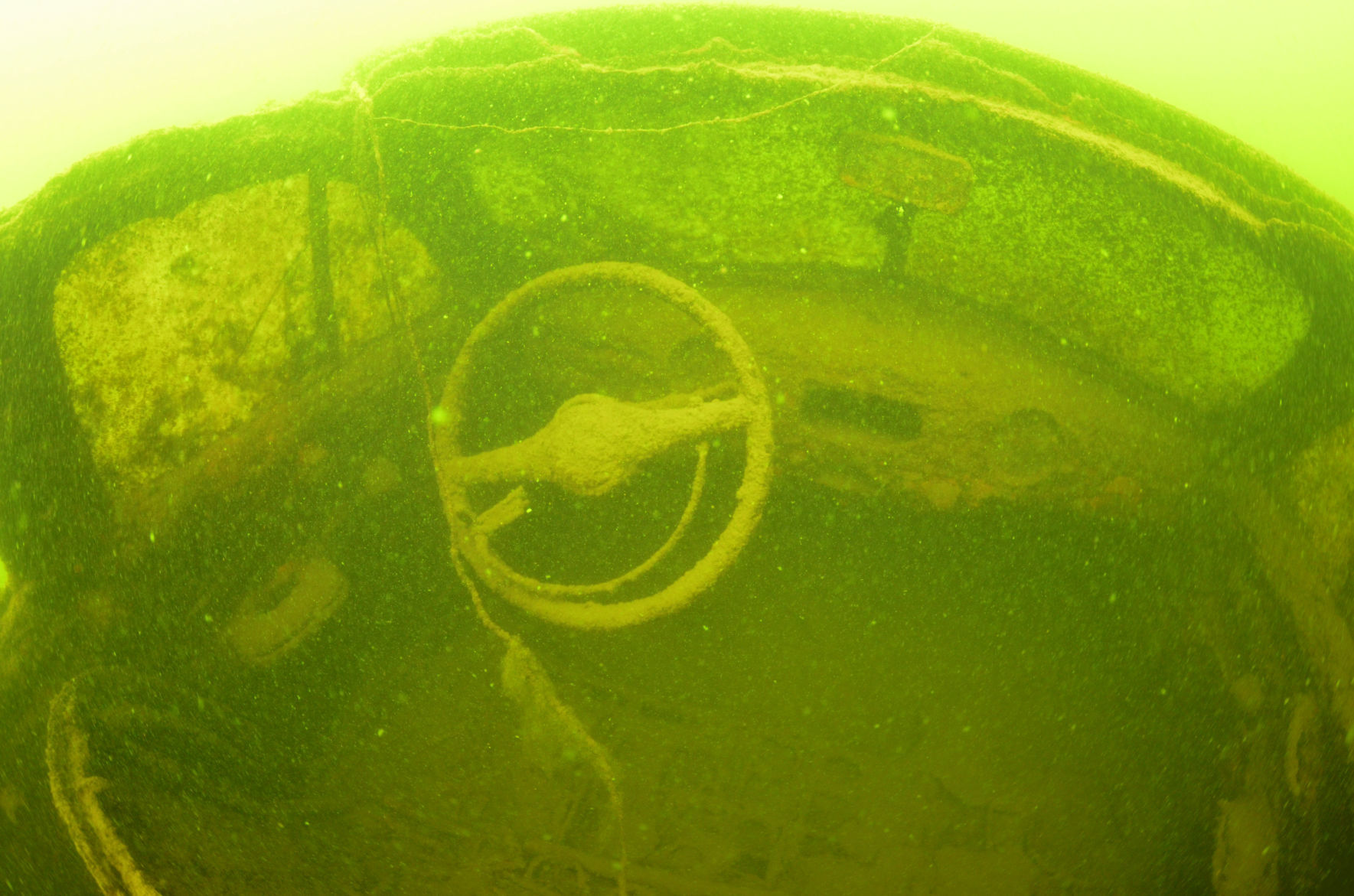 Sunken car